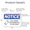 Signmission Cell Phone Use Permitted In This Area, 14 in W x Rectangle, Aluminum OS-2PACK-NS-A-1014-L-15321 - alternate 8